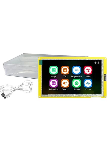 ESP32-S3 7 Inç 800X480 Tn Rgb LCD Tft Hmı 8m Psram 16M Flash Smart Display Mcu Wifi Bluetooth Modülü (Dokunmadan) (Yurt Dışından) fırsatları