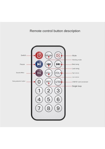 AK370 Ana Dijital Amplifikatör Mini Hifi Bluetooth Sd Kart U Disk Aux Hoparlör Mp3 Stereo Ses (Yurt Dışından)