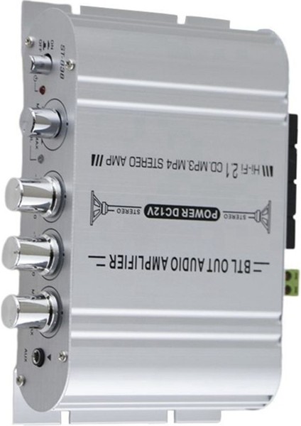 Araba Stereo Amplifikatör Hoparlörü Hıfı Power 2 1 Kanal Ev Subwoofer Ses Çıkışı 12V Ses Sistemi (Yurt Dışından) fiyatları