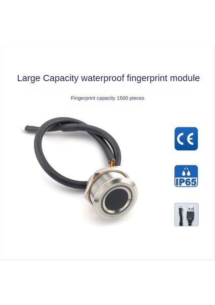 R503PRO 1500 Kapasite Yuvarlak Rgb LED Kontrolü Dc3 3V Kapasitif Parmak Izi Modülü Sensör Tarayıcısı Erişim Kontrolü USB (Yurt Dışından) fırsatları