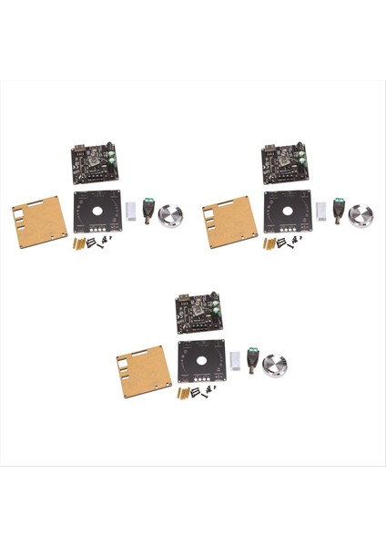 3x XY-AP100L 100WX2 Bluetooth 5 0 Stereo Amplifikatör Kart Aux USB Ses Kartı Dijital Güç Amplifikasyonu Ampifikador Dc 12V 24V (Yurt Dışından)