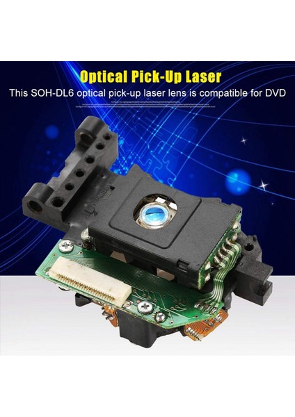 5x DVD Lazerler Lens Güverte Soh-Dl6 Tek Kafa Disk Optik Lazerler Kafa Değiştirme Onarım Parçası (Yurt Dışından) fiyatları