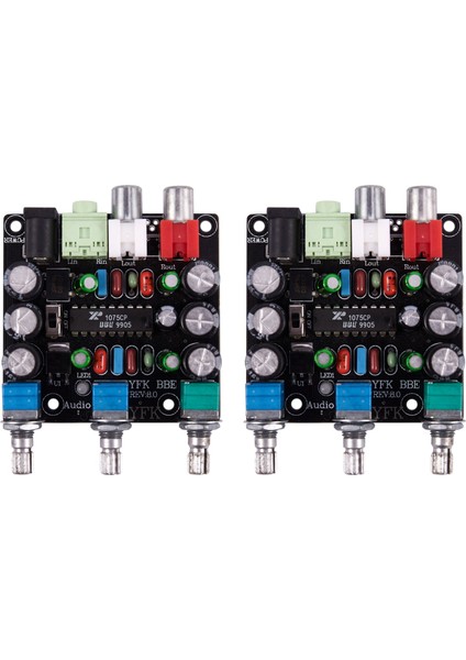 2x Eskiter Ses Bbe Devresi XR1075 Bbe Eskiter Yüksek Çözünürlüklü Tek Güç Kaynağı (Yurt Dışından)