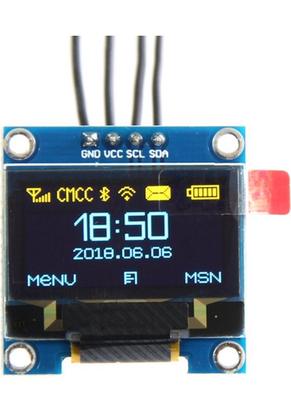 2x 0 96 Inç Iıc I2C Seri Gnd 128X64 OLED LCD LED Ekran Modülü SSD1306 Arduino Kit Mavi Ekran (Yurt Dışından) fırsatları