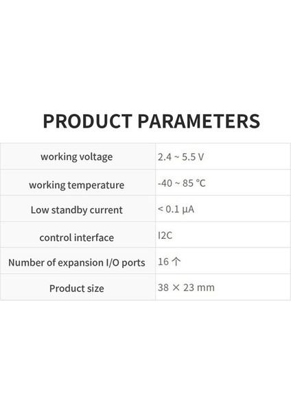AW9523B Raspberry Pi 4B/3B/STM32/ARDUINO I2C 16 Kanallı Io Port Gpıo Genişletme Kurulu Için AW9523B Mcu Io Genişletme Modülü (Yurt Dışından)