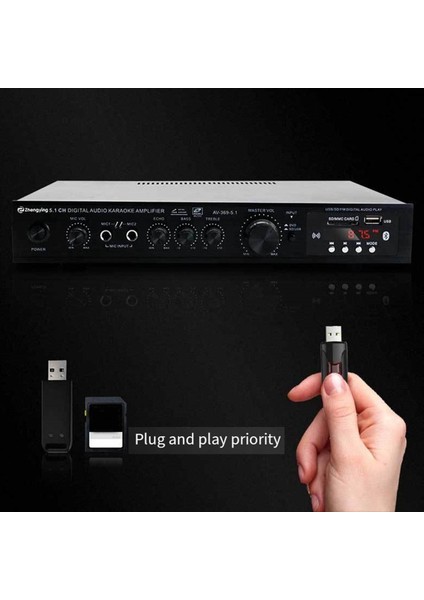 5 1 Kanal Hıfı Amplifikatör Subwoofer Yüksek Güç Sahnesi Ev Sineması Bluetooth Radyo Dış Mekan Amplifikatörü Ab Fişi (Yurt Dışından) fiyatları