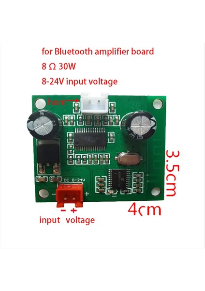 30W Bluetooth Güç Amplifikatörü Tws Hoparlör Ses Modülü Kart Ses Alıcı Amplifikatör Kartı (Yurt Dışından) modelleri