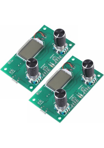 2x Fm Radyo Alıcı Modülü 87-108MHZ Frekans Modülasyonu LCD Dijital Ekran 3-5V Dsp Pll ile Stereo Alma Kart (Yurt Dışından)