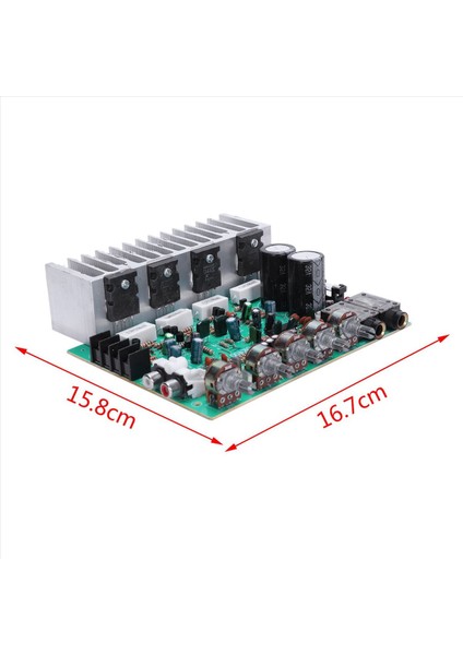 2x Ses Amplifikatör Kart Hıfı Dijital Yankı Güç Amplifikatörü 250W x 2 2 0 Ses Preamp Arka Amplifikasyon (Yurt Dışından)