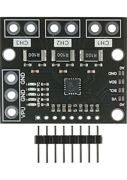 3x I2C Smbus INA3221 Üç Kanallı Şönit Akım Güç Kaynağı Voltajı Monitör Sensör Kartı Modülü (Yurt Dışından) modelleri