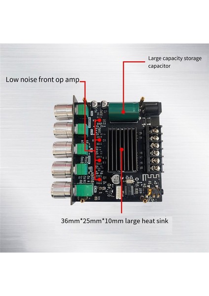 2 1 Kanal Bluetooth Dijital Güç Amplifikatör Kartı Modülü Yüksek/bas 50WX2+100W Yüksek Güç Amplifikatörü (Yurt Dışından) indirimleri