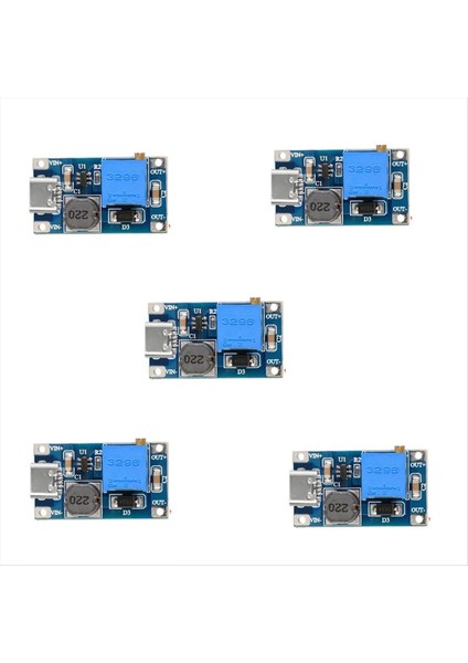 5pcs 2A Dc-Dc MT3608 Tip-C-Usb ile Adım Yukarı Artırma Modülü Step Up Boost Dönüştürücü Güç Kaynağı Voltaj Regülatörü (Yurt Dışından)