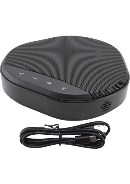 USB Konferansı Mikrofon Hoparlör 360 ° Çok Yönlü Sesli Pikap Pc Bilgisayar Mikrofonu Gürültü Azaltma Ev Ofisi (Yurt Dışından) fiyatları