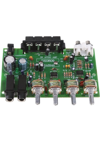 DX0809 Iki Kanallı Güç Amplifikatör Kartı 60W Hi-Fi Stereo Sesli Güç Amplifikatörü Ses Tonu Kontrol Kartı Kiti (Yurt Dışından) fiyatları