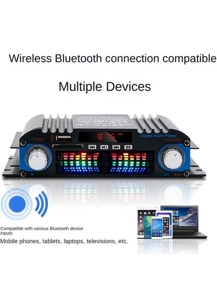 4 Kanallı 60W Yüksek Güçlü Araba Bluetooth Ses Amplifikatörü Hifi Stereo Mini Ses Alıcısı Araba Ses Modifikasyonu Evi (Yurt Dışından) fiyatları