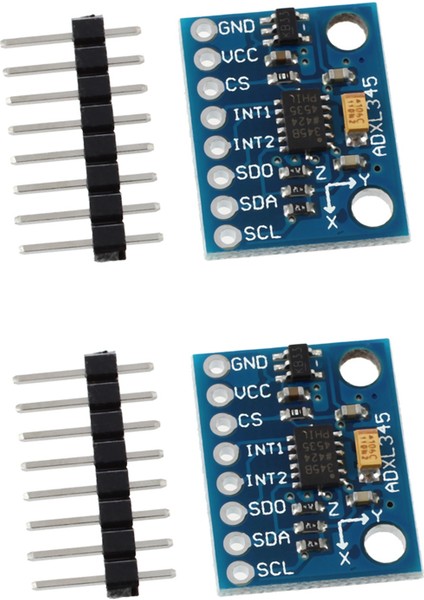 2x ADXL345 Dijital 3 Eksenli Yerçekimi Tilt Modülü Hızlanması (Yurt Dışından)