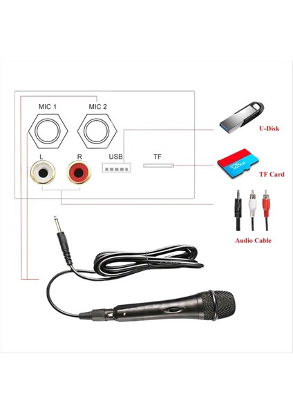Bluetooth Ses Amplifikatör Kartı 120W Subwoofer Çift Mikrofon Amp Modülü 4 Ohm 8-12 Inç Hoparlör (Abd Fişi) (Yurt Dışından) fırsatları