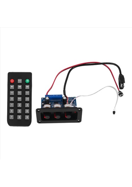 2X25W+50W 2 1 Kanal Bluetooth 5 0 Subwoofer Sınıf D Ses Amplifikatör Kartı Kiti Dc Dişi+Usb Kablosu+Uzaktan Kumanda (Yurt Dışından) fiyatları