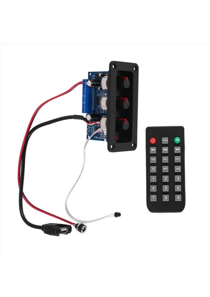 2X25W+50W 2 1 Kanal Bluetooth 5 0 Subwoofer Sınıf D Ses Amplifikatör Kartı Kiti Dc Dişi+Usb Kablosu+Uzaktan Kumanda (Yurt Dışından) fırsatları