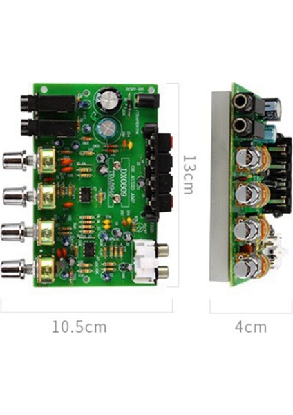 2x 40W+40W TDA8944 Stereo Ses Amplifikatör Kartı Dijital Mikrofon Amplifikatör Araba Amp Tonu Kontrol Hoparlörü Amplifikatör (Yurt Dışından) fiyatları