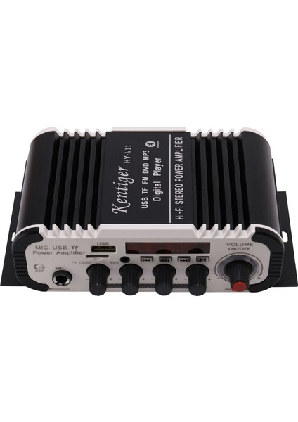 Kentiger 2x Hy - V11 Bluetooth Amplifikatör 2 -Kanallı Süper Bas Ses Amplifikatörü Uzaktan Kumandalı Tf USB Fm 85DB Mp3 Fm Radyo (Yurt Dışından) fiyatları