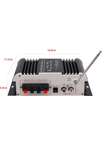 Kentiger 2x Hy - V11 Bluetooth Amplifikatör 2 -Kanallı Süper Bas Ses Amplifikatörü Uzaktan Kumandalı Tf USB Fm 85DB Mp3 Fm Radyo (Yurt Dışından) modelleri