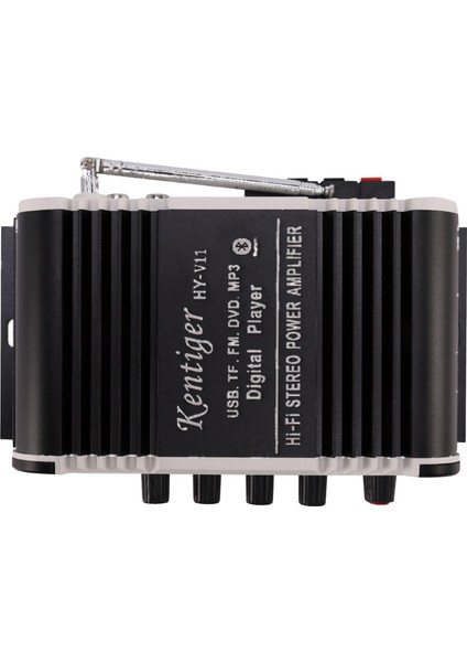 Kentiger 2x Hy - V11 Bluetooth Amplifikatör 2 -Kanallı Süper Bas Ses Amplifikatörü Uzaktan Kumandalı Tf USB Fm 85DB Mp3 Fm Radyo (Yurt Dışından) indirimleri