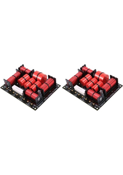 2x 400W 3 Yolu Crossover Bölücü Hifi Tweeter Woofer Hoparlör Crossover 1250H/5000Hz Yüksek Perdeli Korumalı (Yurt Dışından)