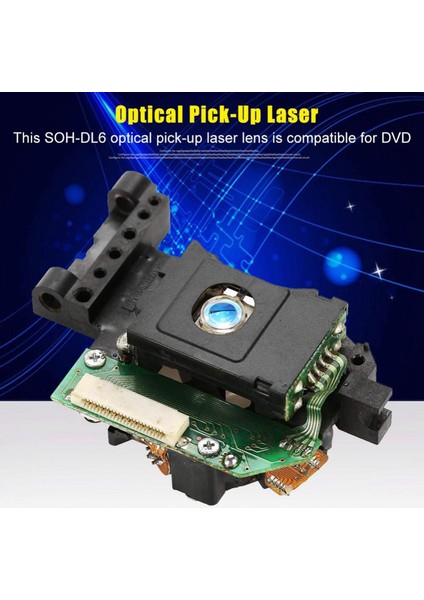 3x DVD Lazerler Lens Güverte Soh-Dl6 Tek Baş Çekici Disk Optik Lazerler Kafa Değiştirme Onarım Parçası (Yurt Dışından) fiyatları
