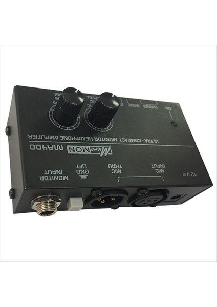 Yeni MA400 Kulaklık Önsözü Mikrofon Preampikatör Ses 6 35MM ve 3 5mm Kulaklık Çıkışları Mikser Ab Fişi (Yurt Dışından) indirimleri