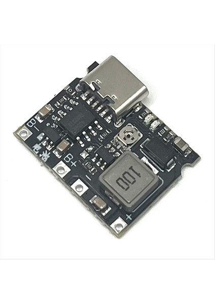 10 Lityum Li-Ion 18650 3 7V 4 2V Pil Şarj Cihazı Tahtası Tip-C 2A Pil Hızlı Şarj Modülü Dc-Dc Adım Yükseltme Modülü (Yurt Dışından) fırsatları