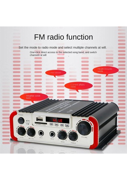 2 Kanallı 80W Yüksek Güçlü Araba Bluetooth Ses Power Amplifikatörü Stereo Dijital Ses Alıcısı Araba Ses Değişikliği (Yurt Dışından) modelleri