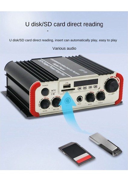 2 Kanallı 80W Yüksek Güçlü Araba Bluetooth Ses Power Amplifikatörü Stereo Dijital Ses Alıcısı Araba Ses Değişikliği (Yurt Dışından) fırsatları