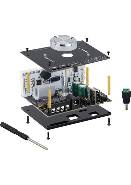 Hıfı-Dereceli 50WX2 Stereo Bluetooth Dijital Amplifikatör Kartı Modülü Wifi Zamanlama Saati Modülü ile Çok Fonksiyon (Yurt Dışından) fiyatları