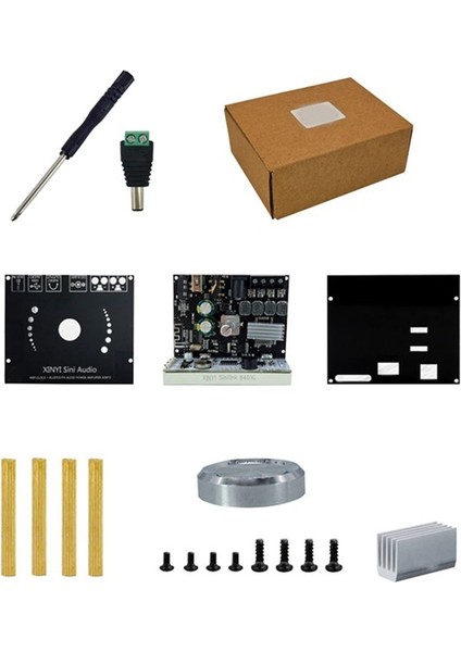 Hıfı-Dereceli 50WX2 Stereo Bluetooth Dijital Amplifikatör Kartı Modülü Wifi Zamanlama Saati Modülü ile Çok Fonksiyon (Yurt Dışından) modelleri