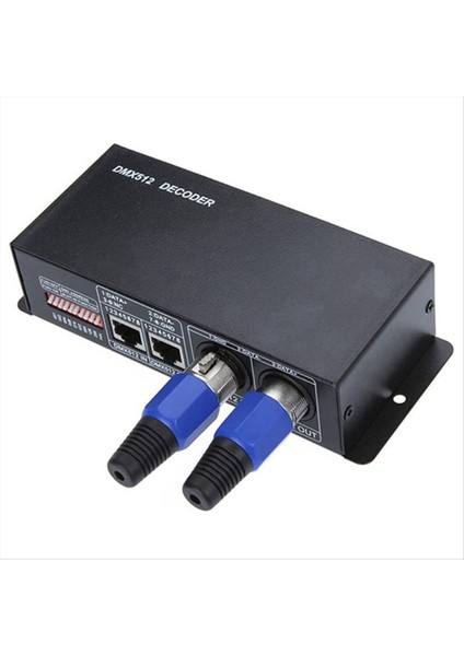Dc 12V-24V 3 Kanallı Dmx Decoder Rgb 5050 3528 LED Şerit Işık Adaptörü (Yurt Dışından)