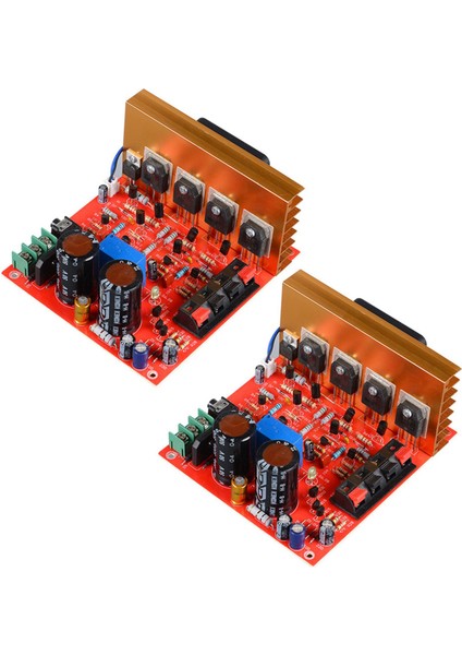 2x Güç Amplifikatörü Ses Kart 180W+180W 2 0 Kanal Fet Hoparlör Amplifikatörü Ses Önsözlü Çift AC18V-26V Fan&#39 Lı (Yurt Dışından)