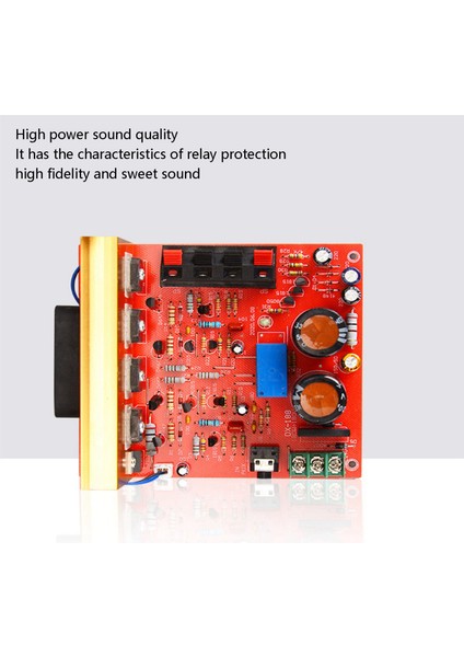 2x Güç Amplifikatörü Ses Kart 180W+180W 2 0 Kanal Fet Hoparlör Amplifikatörü Ses Önsözlü Çift AC18V-26V Fan&#39 Lı (Yurt Dışından) fırsatları