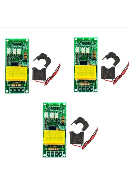 3x 100A Pzem 004T Versiye Wattmetre+Açık Ct Kwh Metre Volt Amp Arduıno Ttl Com2/com3/com4 Için Akım Test Modülü (Yurt Dışından) indirimleri