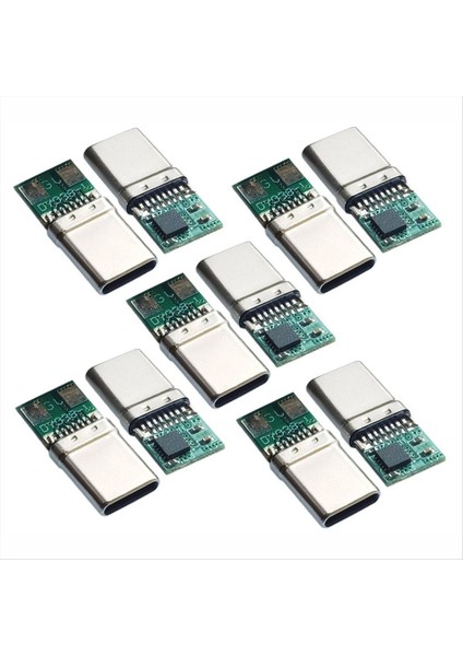 10PCS Hızlı Şarj Modülü Pd/qc Değil Kurulu Pd 2 3 0 Dc Tetik Kablosu USB Tip-C Erkek Fişi Qc4 Şarj Konnektörü 9V (Yurt Dışından)