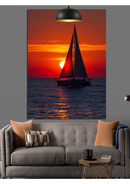 Baget ve Etrafını Saran Spiral Notalar Dekoratif Kanvas - Mdf Ahşap Tablo fiyatları