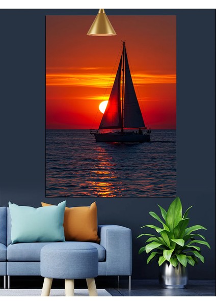 Baget ve Etrafını Saran Spiral Notalar Dekoratif Kanvas - Mdf Ahşap Tablo modelleri