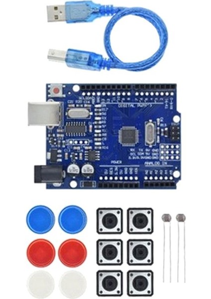 Uno R3 Için Yeni Maker 400 Delikli Set Switch Breadboard Sensörü Engel Kaçınma Modülü LED Işık (Yurt Dışından) fırsatları