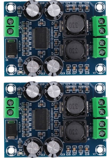 2x XH-M311 Mini Dijital Amplifikatör Kart TPA3118 Ses Amplifikatör Kart Ses Güç Amplifikatör Modülü Mono 60W (Yurt Dışından)
