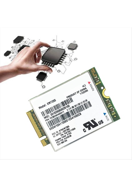 EM7355 Wwan Kartı Fru 04X6038 Ngff 4g Thinkpad X1 Karbon L440 L540 T440 T540P X240 (Yurt Dışından) modelleri