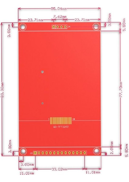 Envio Gratis Spı Modülü 14 Pin 3 2 Inç 18P ILI9341 Tft LCD Renkli Ekran 4 Tel Seri Port 320X240 Adaptör (B) (Yurt Dışından) fırsatları
