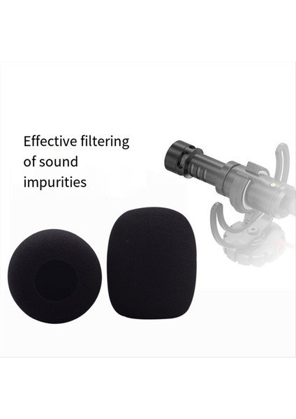 2pcs Köpük Mikrofon Ön Camı Için Rode Videomikro Kondansatör Mikrofonları Mini Köpük Kapağı (Yurt Dışından) modelleri