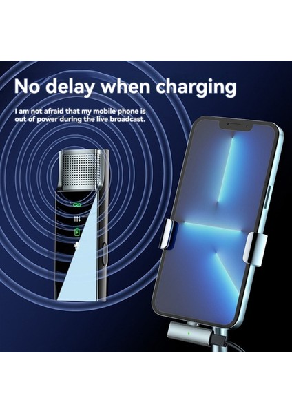 LCD Ekranlı Şarj Kutusu ile Kablosuz Lavalier Mikrofon Canlı Akış Için Taşınabilir Gürültü Azaltma Mikrofonu B (Yurt Dışından) fırsatları