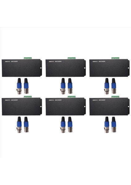 6x 3ch DC12-24V Rgbw Dmx 512 Decoder LED Denetleyicisi Rgb LED DMX512 Decoder DMX512-3CH (Yurt Dışından) modelleri