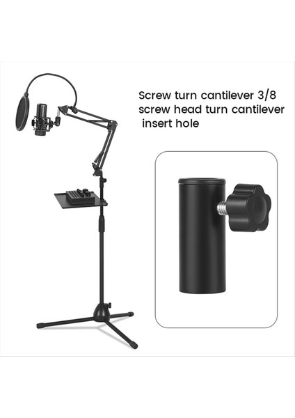 Braket Dönüşüm Aksesuarları Mikrofon Standı Uzatma Tüpü 1/4 Vida Olmadan Masa Standı Tüp Adaptörü Için (Yurt Dışından) fırsatları